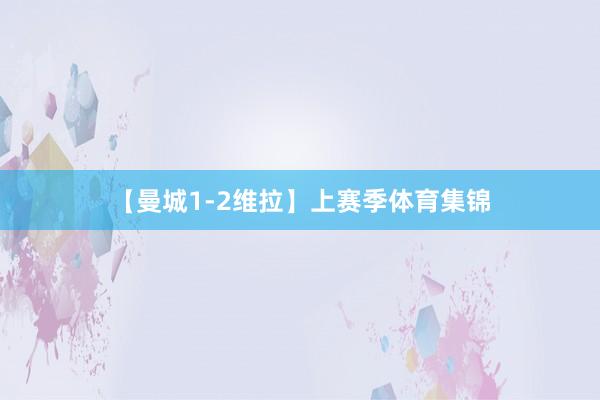 【曼城1-2维拉】上赛季体育集锦