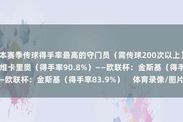 本赛季传球得手率最高的守门员（需传球200次以上）↓——欧洲五大联赛：维卡里奥（得手率90.8%）——欧联杯：金斯基（得手率83.9%）    体育录像/图片