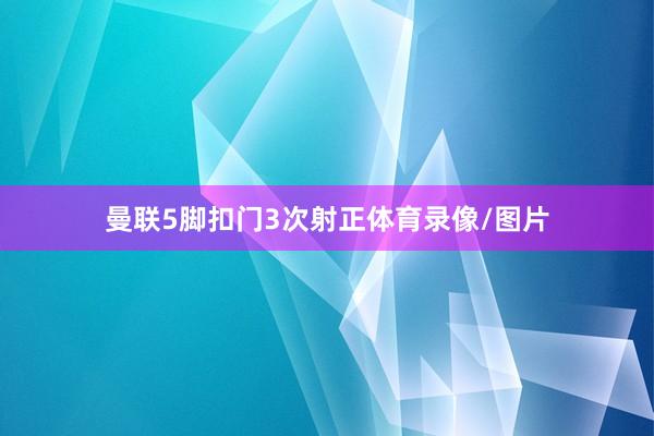 曼联5脚扣门3次射正体育录像/图片