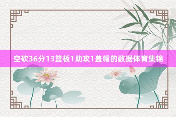 空砍36分13篮板1助攻1盖帽的数据体育集锦